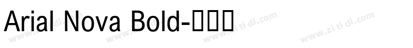 Arial Nova Bold字体转换